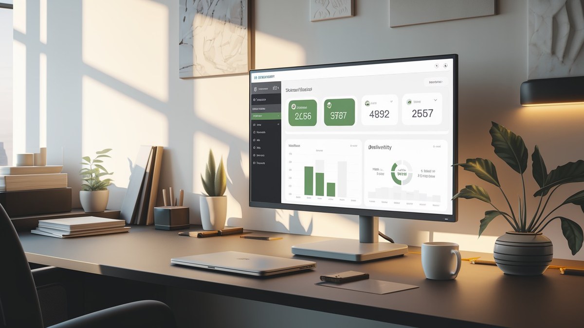 Profesional monitoreando métricas de entregabilidad y compliance en un panel digital